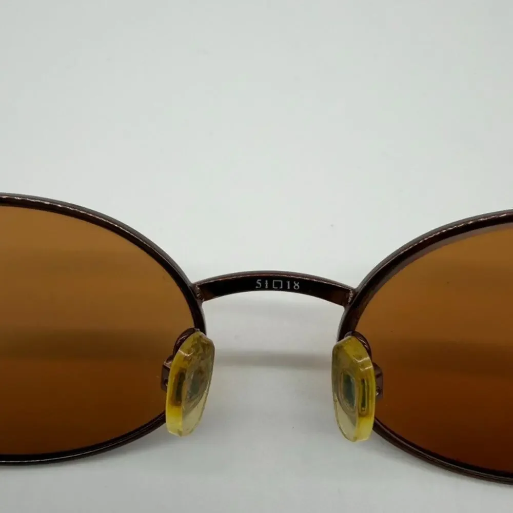 Capezio Shiny Copper Metal Oval Eyeglasses FRAME ONLY - Model 15 51-18-140